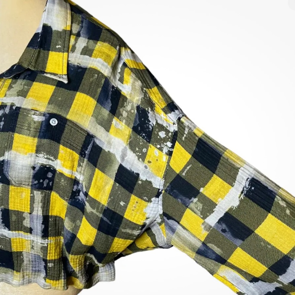 R13 Gathered Waist Button Up Top - image 4